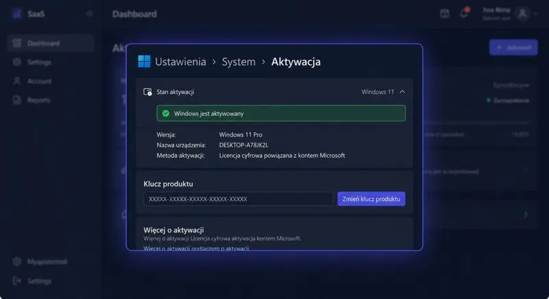Bez kluczyka metoda