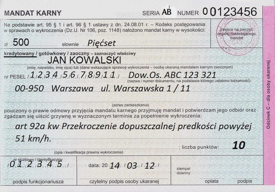Punkty karne