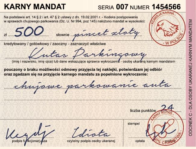 Taryfikator mandatów 2026